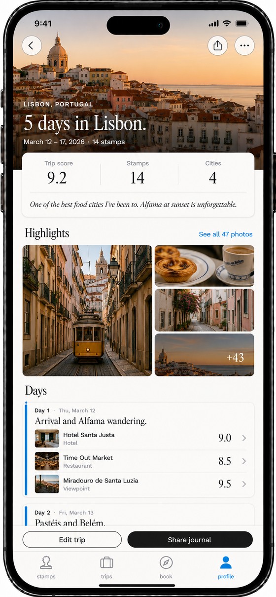 Stamped — five days in Lisbon