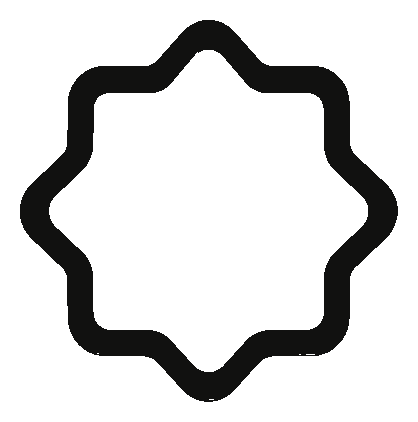 Stamped logo mark